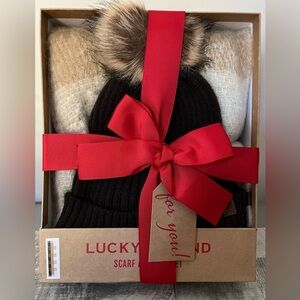 Lucky Brand Scarf and Hat Boxed Set